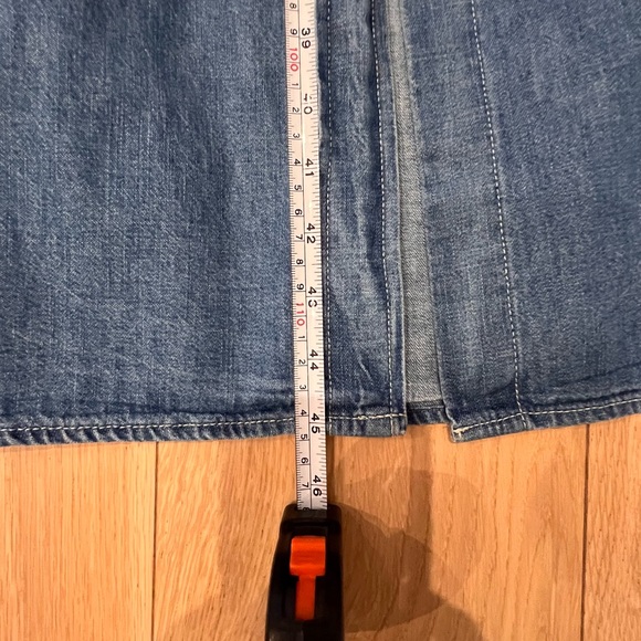 J. Crew Denim Shirt Dress. Size 10 - Picture 11 of 12